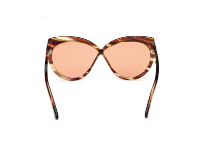 Blonde Havana Female Sunglasses Tom Ford 889214549532