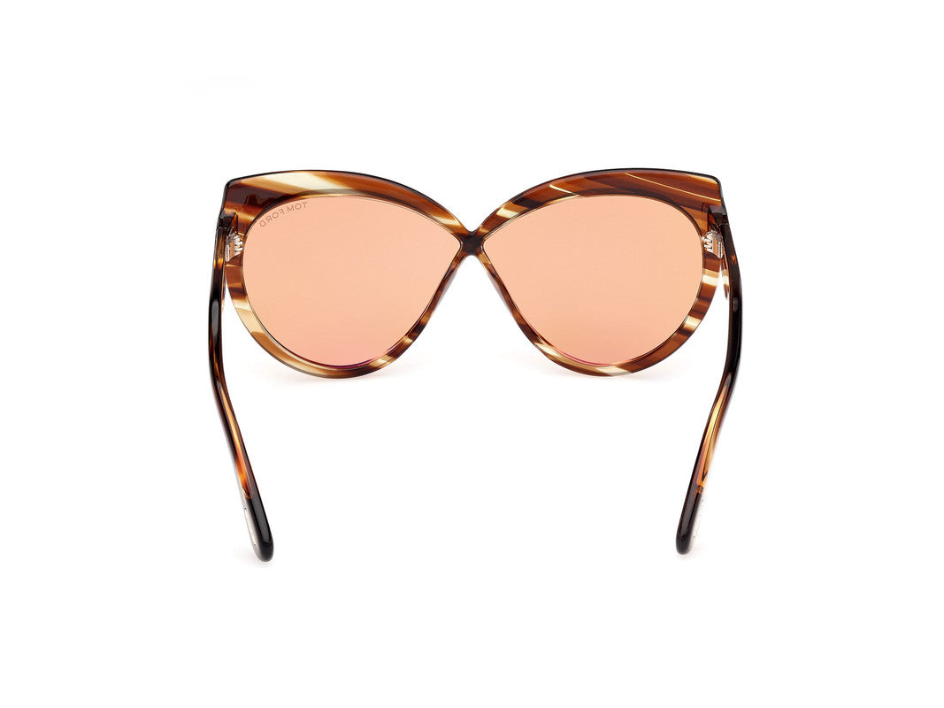 Blonde Havana Female Sunglasses Tom Ford 889214549532