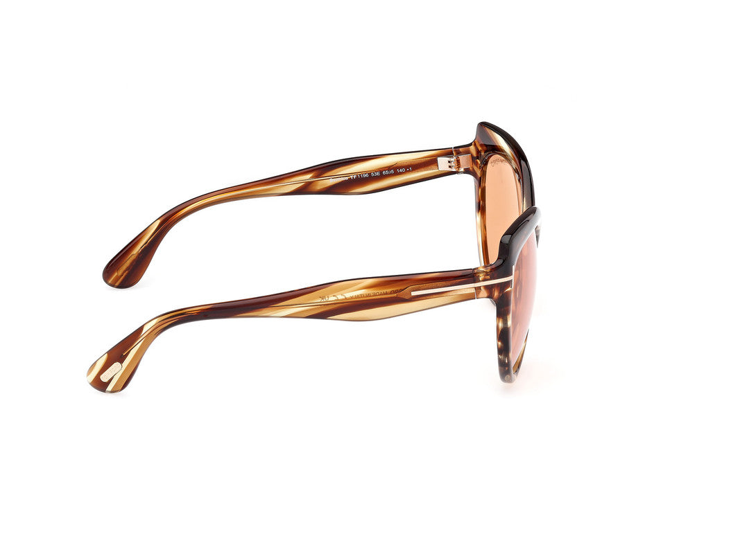 Blonde Havana Female Sunglasses Tom Ford 889214549532