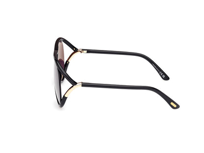 Shiny Black Unisex Sunglasses Tom Ford 889214549549