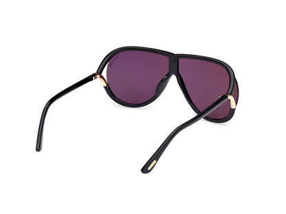 Shiny Black Unisex Sunglasses Tom Ford 889214549549