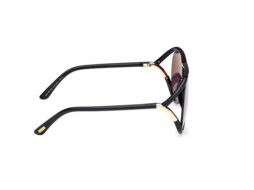 Shiny Black Unisex Sunglasses Tom Ford 889214549549