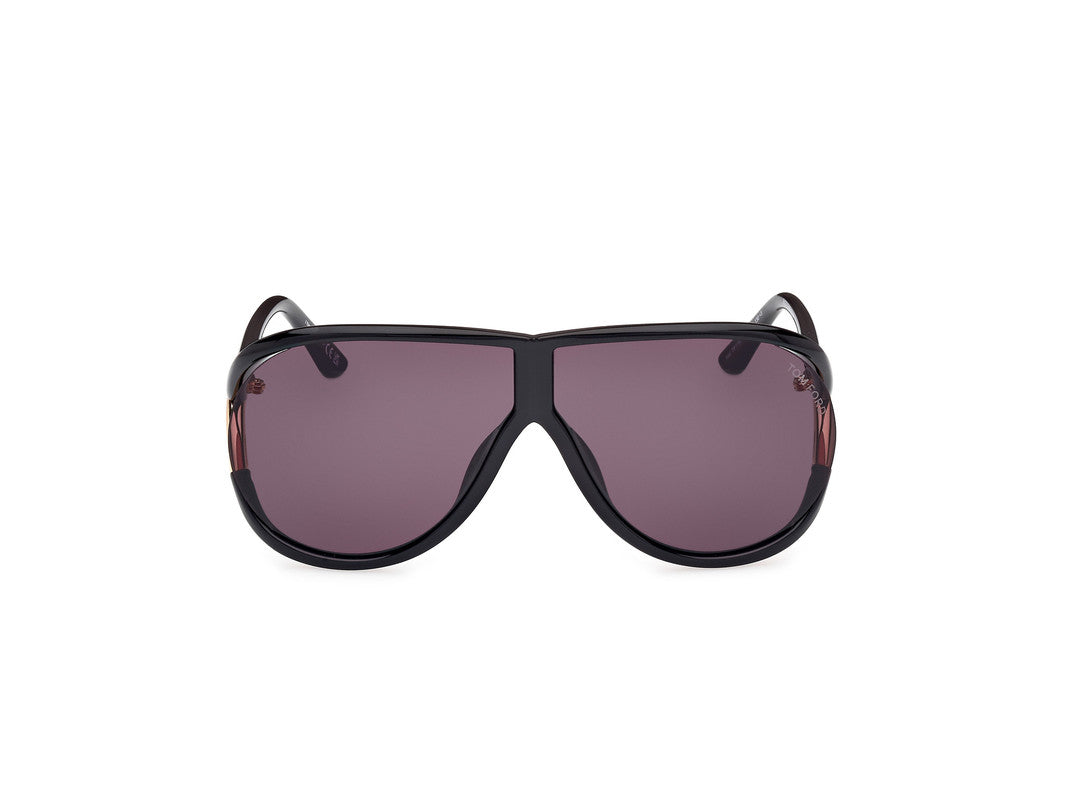 Shiny Black Unisex Sunglasses Tom Ford 889214549549