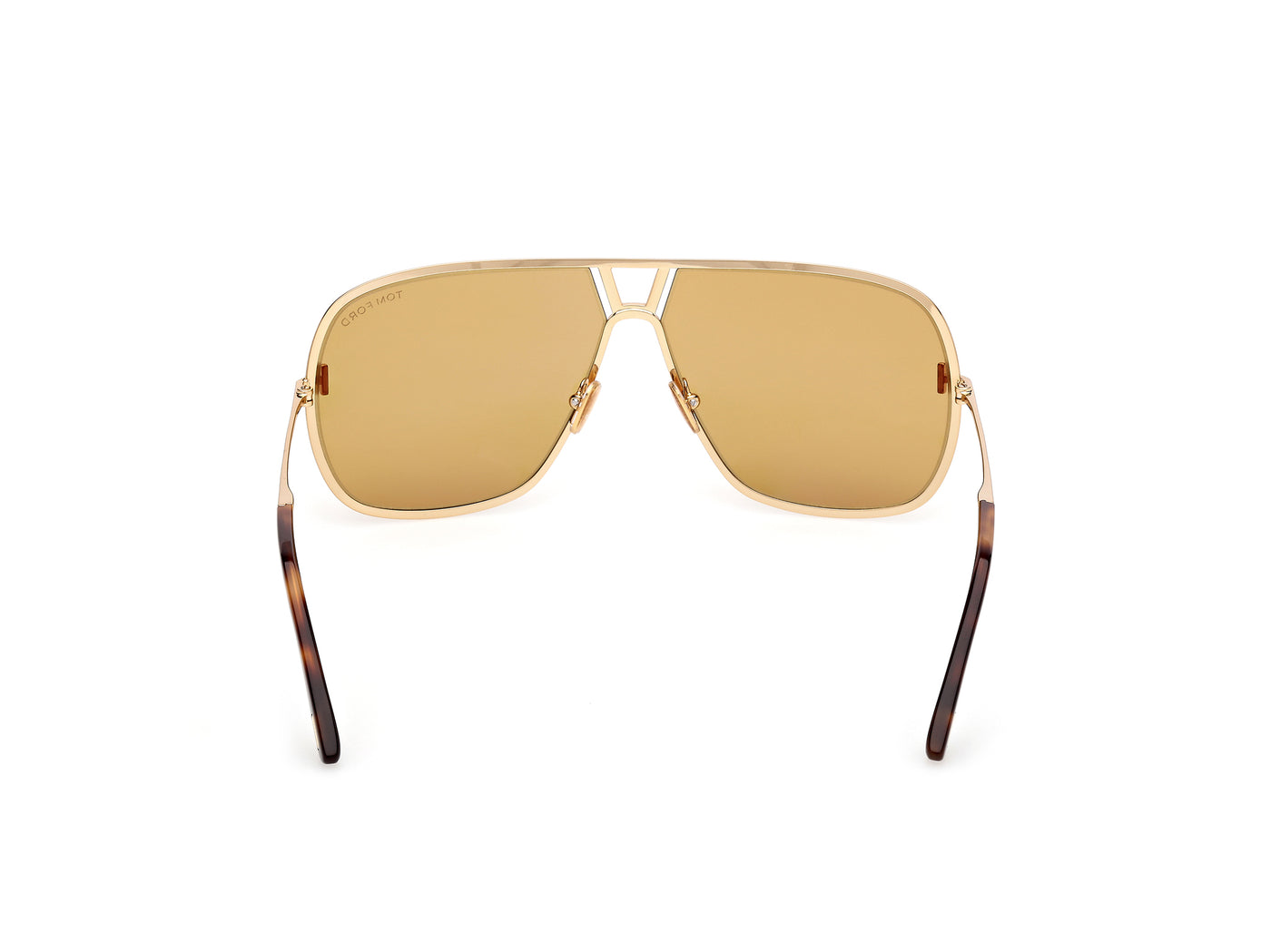 Shiny Deep Gold Male Sunglasses Tom Ford 889214558336