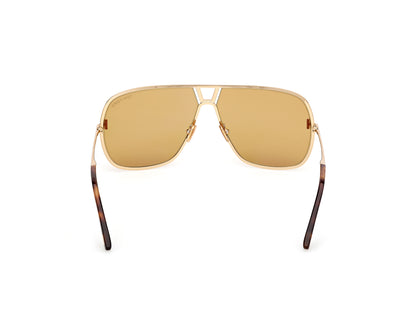 Shiny Deep Gold Male Sunglasses Tom Ford 889214558336