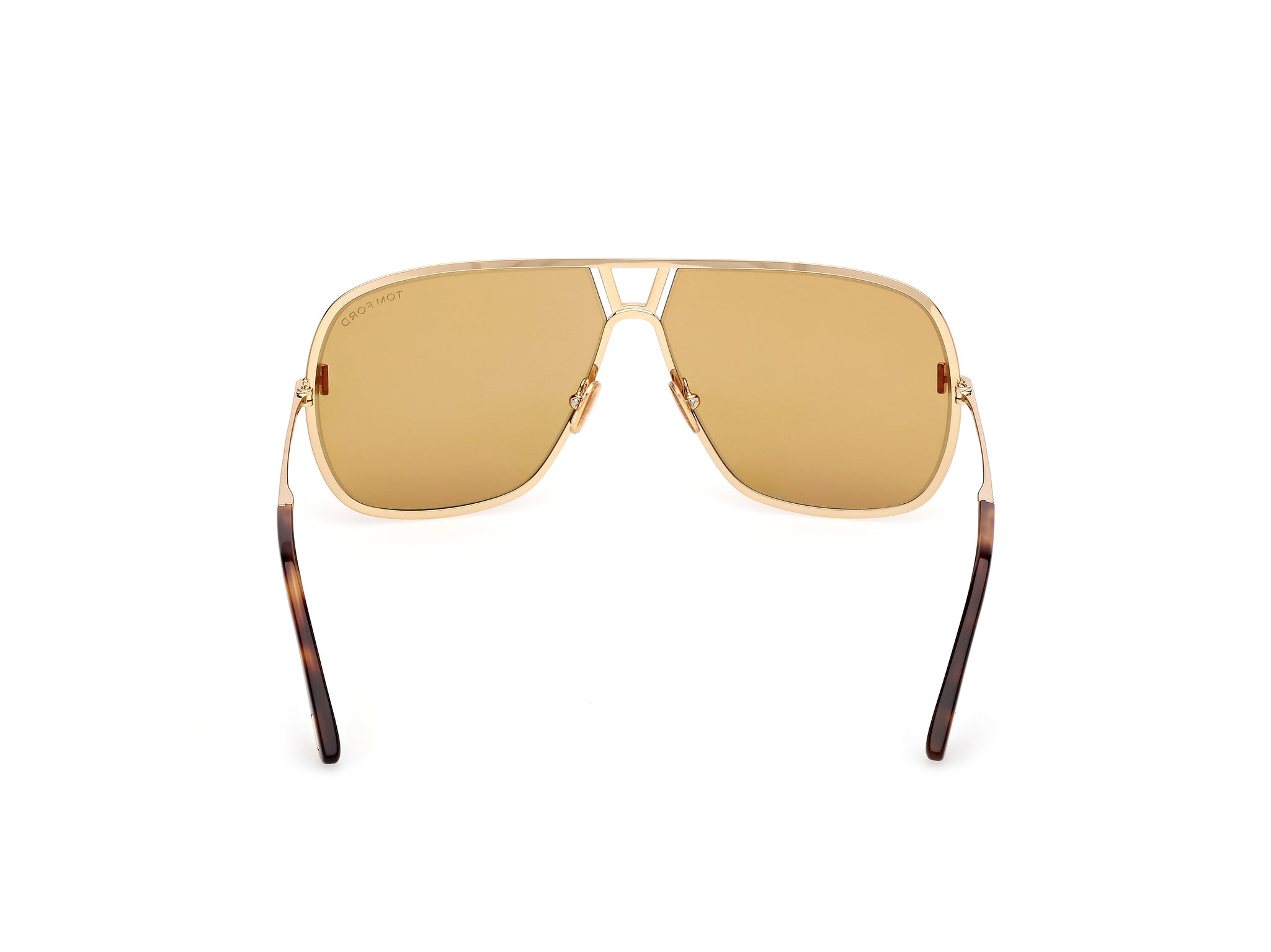 Shiny Deep Gold Male Sunglasses Tom Ford 889214558336
