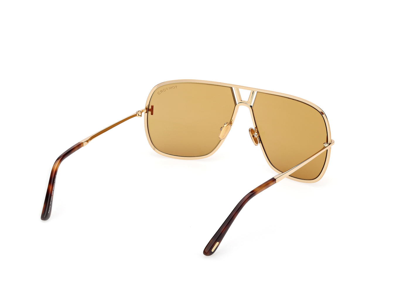 Shiny Deep Gold Male Sunglasses Tom Ford 889214558336