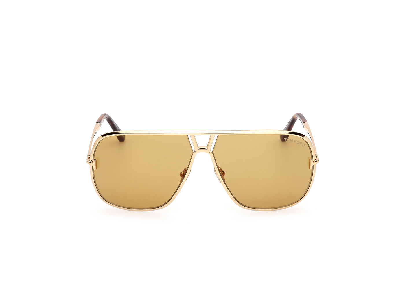 Shiny Deep Gold Male Sunglasses Tom Ford 889214558336