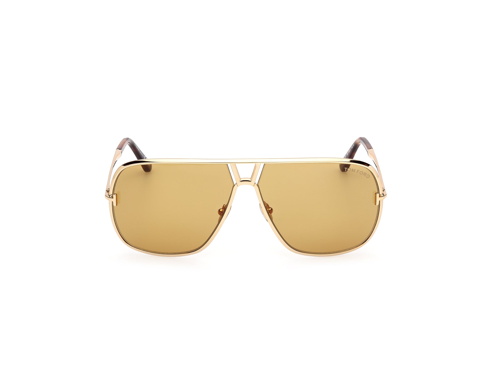 Shiny Deep Gold Male Sunglasses Tom Ford 889214558336