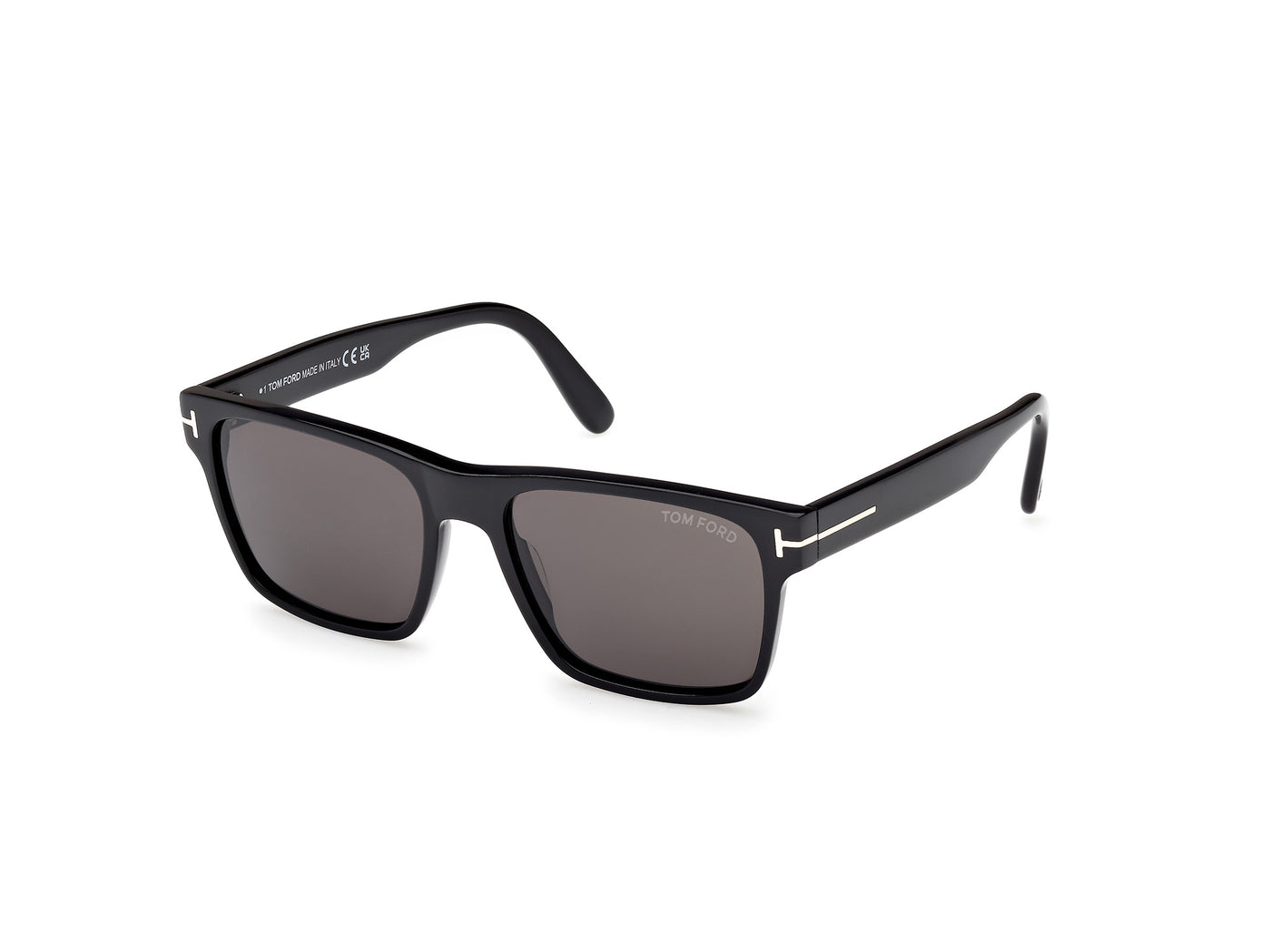 Shiny Black Male Sunglasses Tom Ford 889214558350