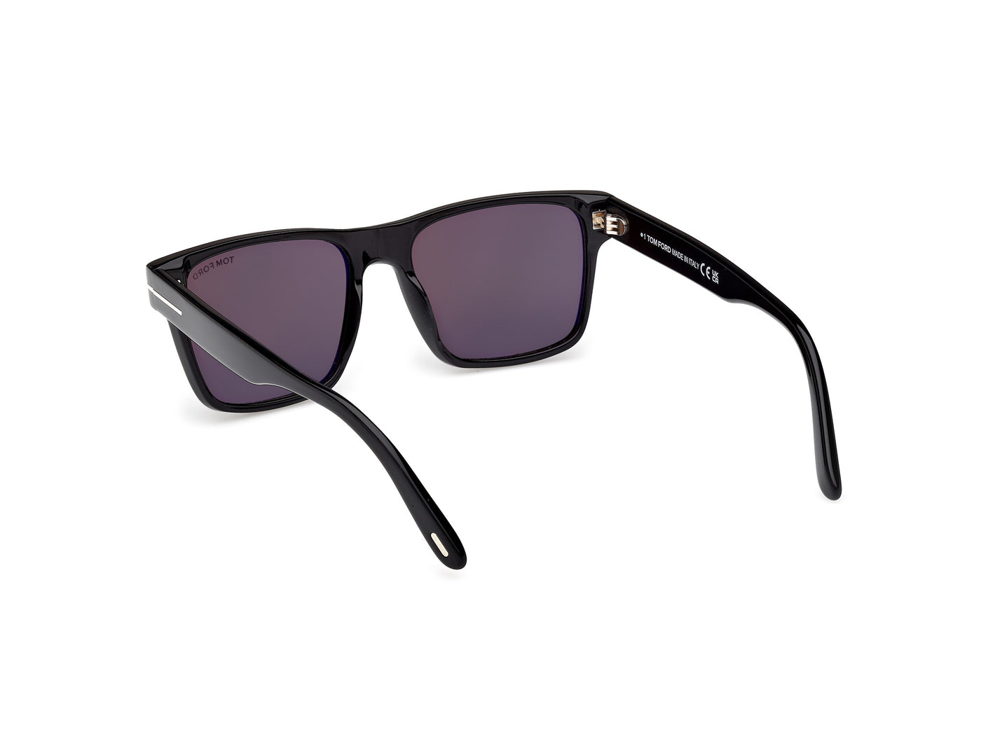 Shiny Black Male Sunglasses Tom Ford 889214558350