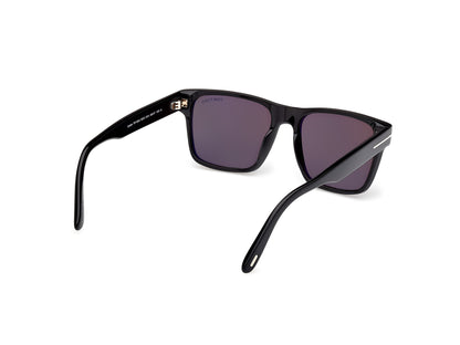 Shiny Black Male Sunglasses Tom Ford 889214558350