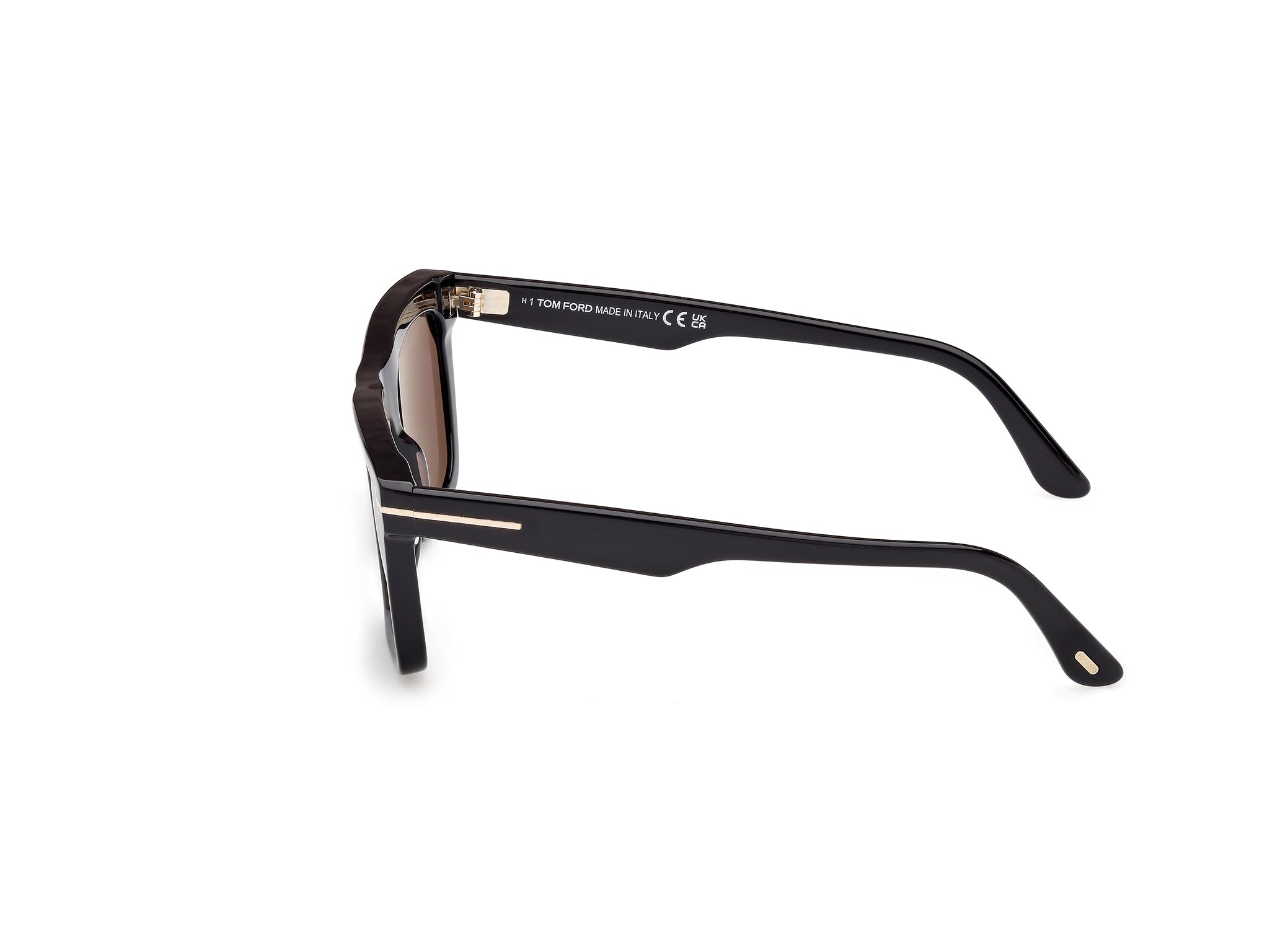 Shiny Black Male Sunglasses Tom Ford 889214558503