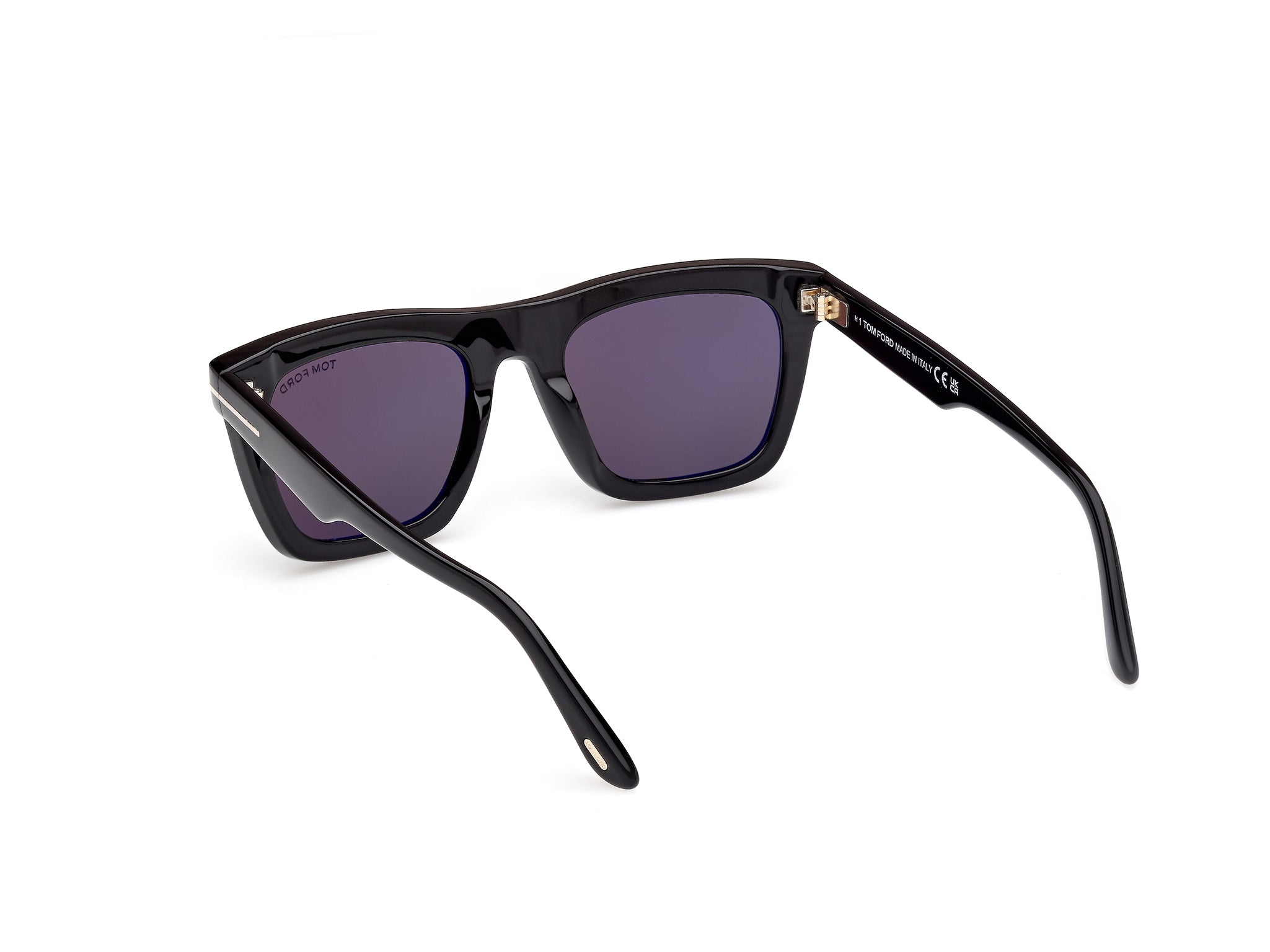 Shiny Black Male Sunglasses Tom Ford 889214558503
