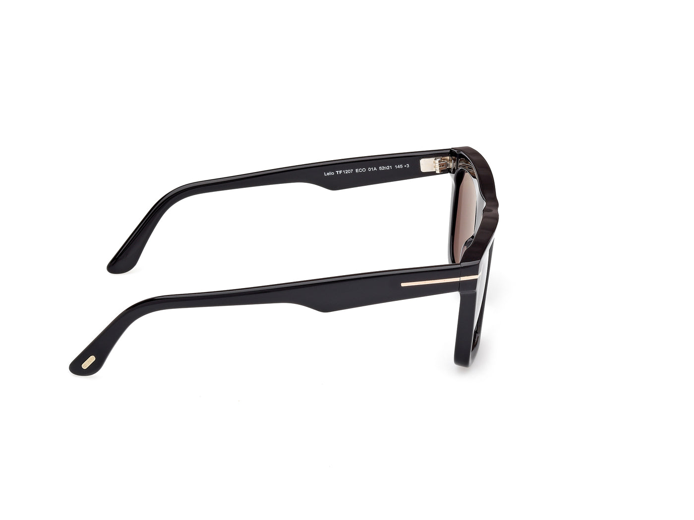 Shiny Black Male Sunglasses Tom Ford 889214558503