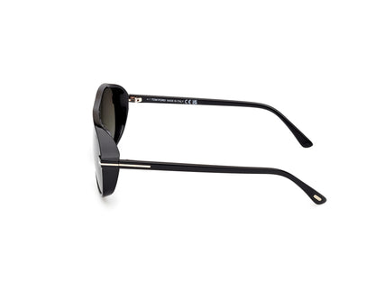 Shiny Black Male Sunglasses Tom Ford 889214558534
