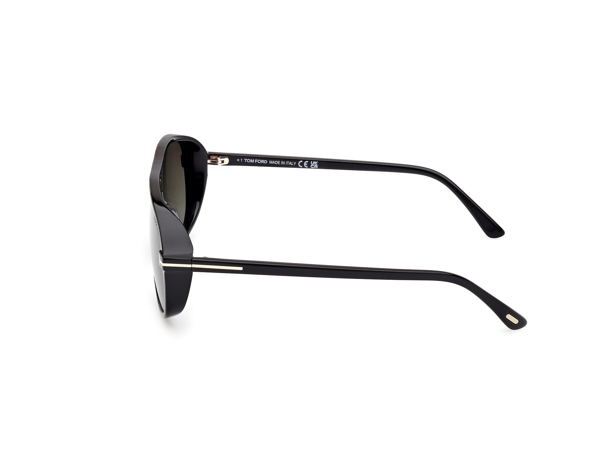 Shiny Black Male Sunglasses Tom Ford 889214558534
