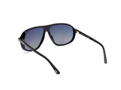 Shiny Black Male Sunglasses Tom Ford 889214558534