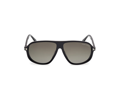 Shiny Black Male Sunglasses Tom Ford 889214558534