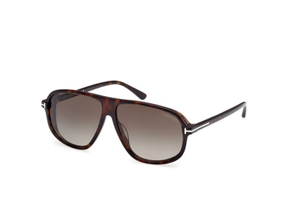 Dark Havana Gradient Roviex Unisex Sunglasses Tom Ford 889214558541