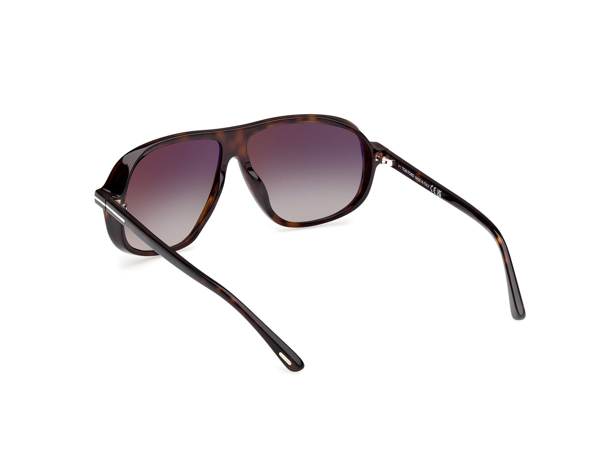 Dark Havana Gradient Roviex Unisex Sunglasses Tom Ford 889214558541