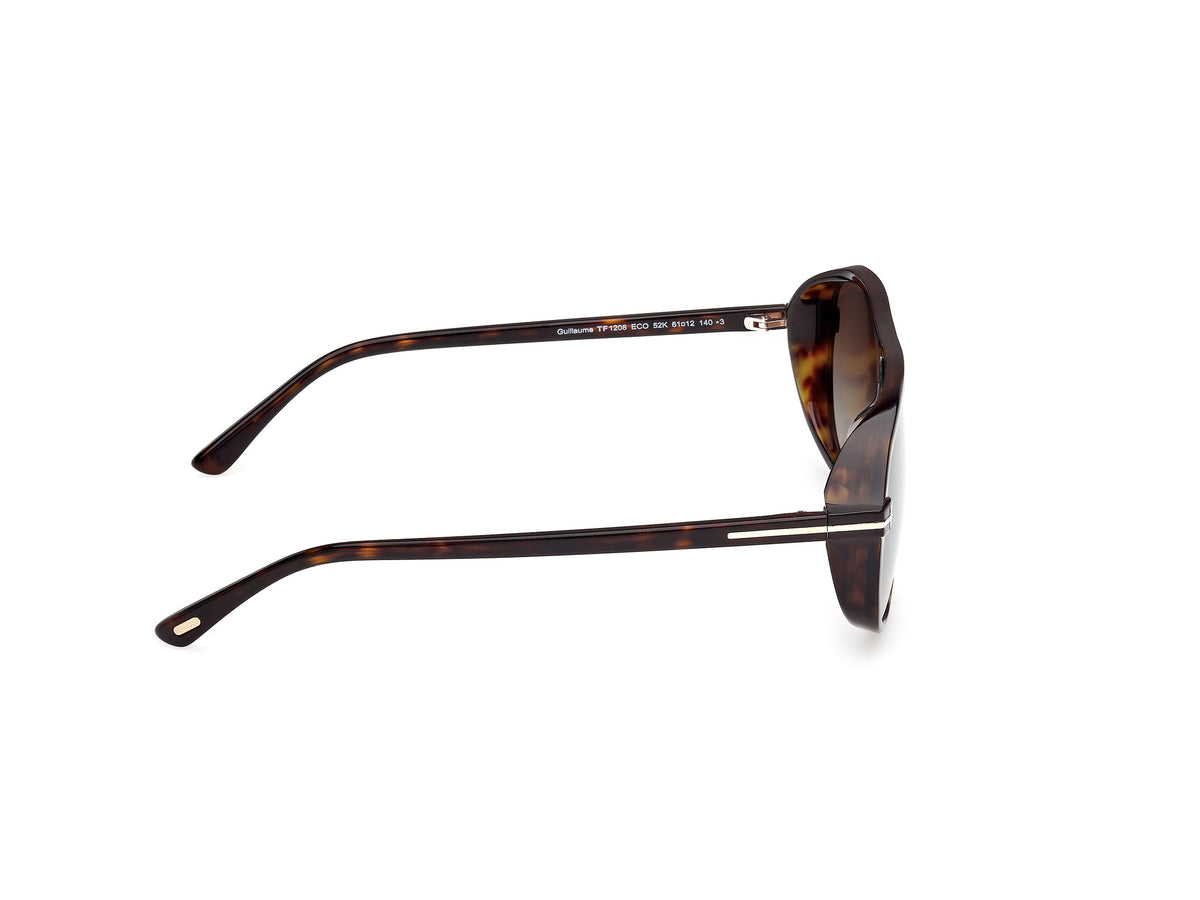Dark Havana Gradient Roviex Unisex Sunglasses Tom Ford 889214558541