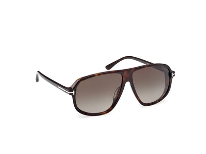 Dark Havana Gradient Roviex Unisex Sunglasses Tom Ford 889214558541