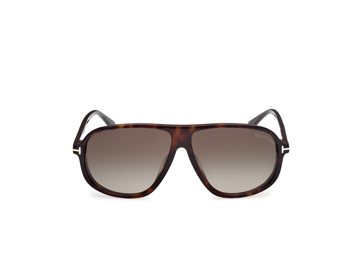 Dark Havana Gradient Roviex Unisex Sunglasses Tom Ford 889214558541
