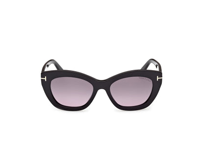 Shiny Black Female Sunglasses Tom Ford 889214609755