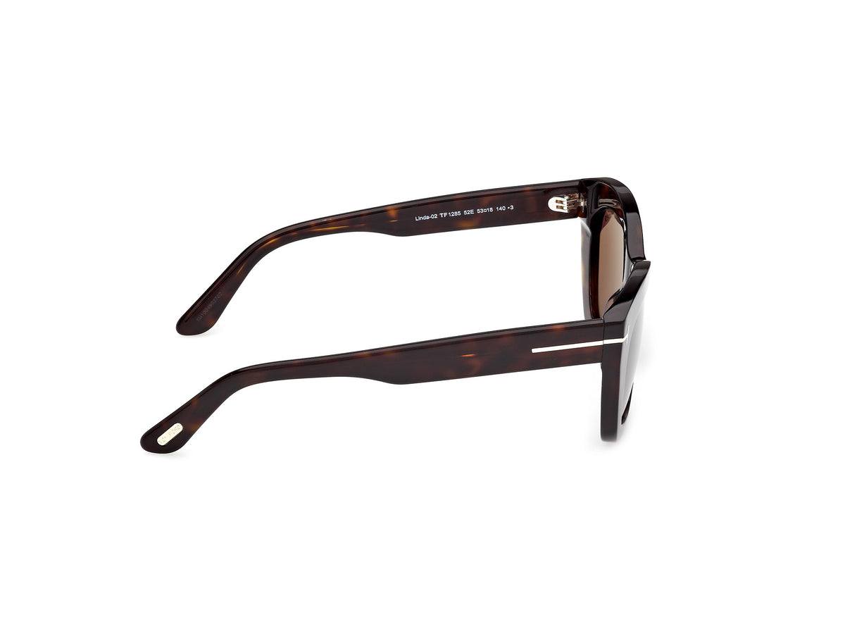 Dark Havana Female Sunglasses Tom Ford 889214609793