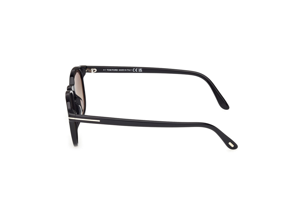 Shiny Black Male Sunglasses Tom Ford 889214625632
