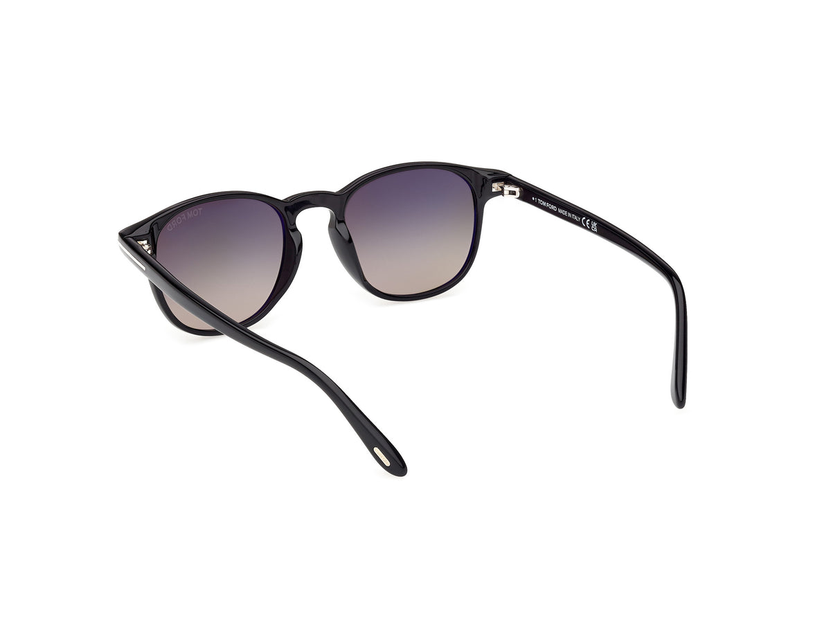 Shiny Black Male Sunglasses Tom Ford 889214625632