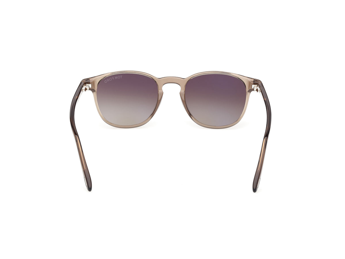 Shiny Light Brown Male Sunglasses Tom Ford 889214625656