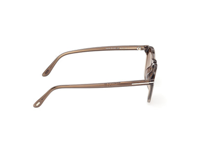 Shiny Light Brown Male Sunglasses Tom Ford 889214625656
