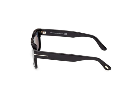 Shiny Black Male Sunglasses Tom Ford 889214625731