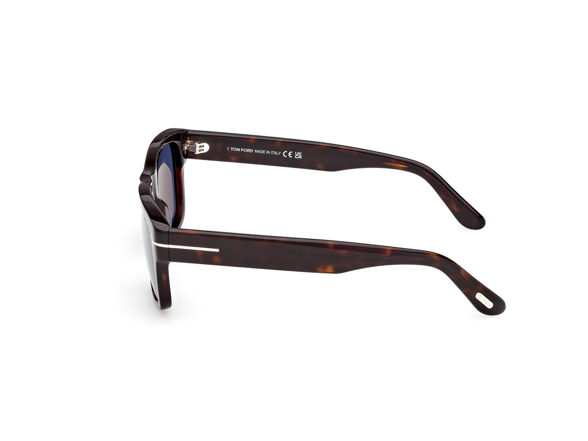 Dark Havana Male Sunglasses Tom Ford 889214625755