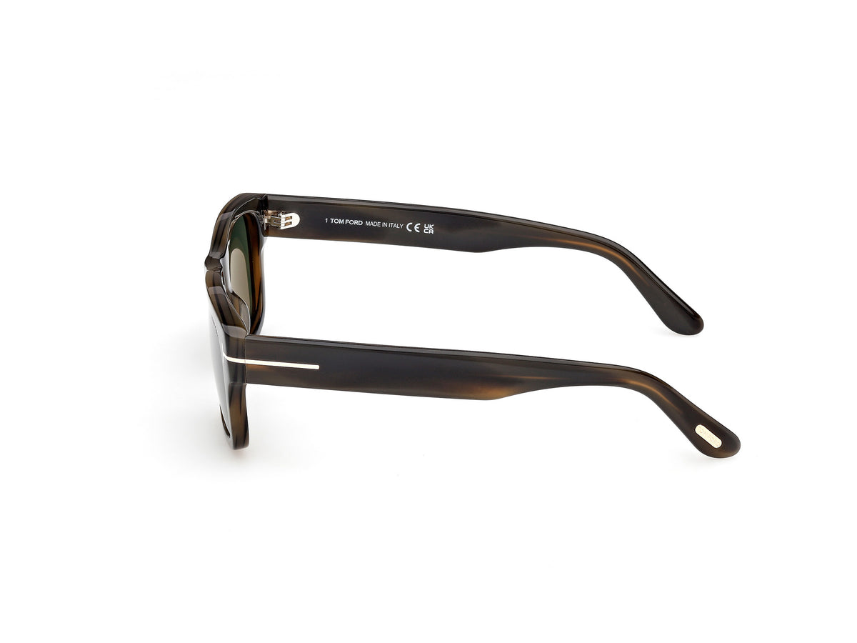 Coloured Havana Male Sunglasses Tom Ford 889214625762