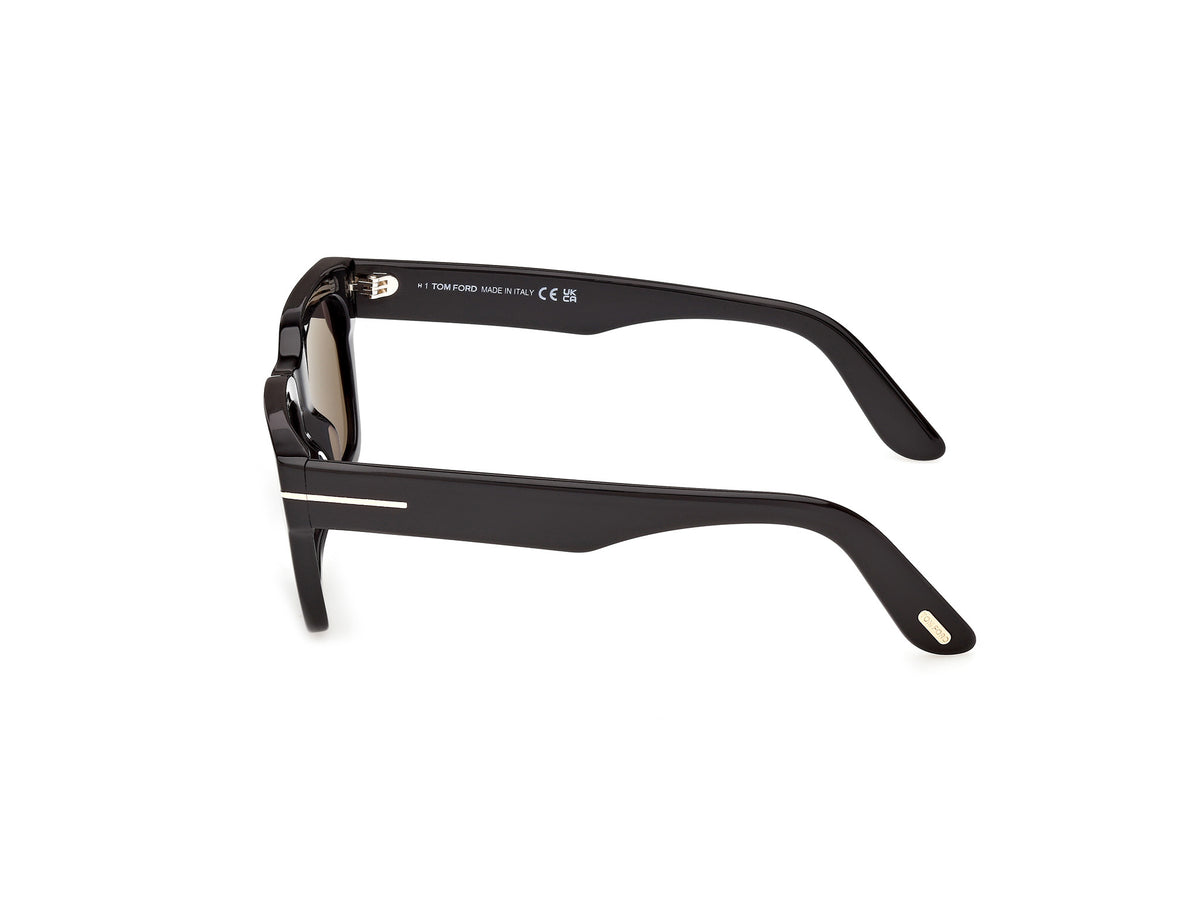 Shiny Black Male Sunglasses Tom Ford 889214636072