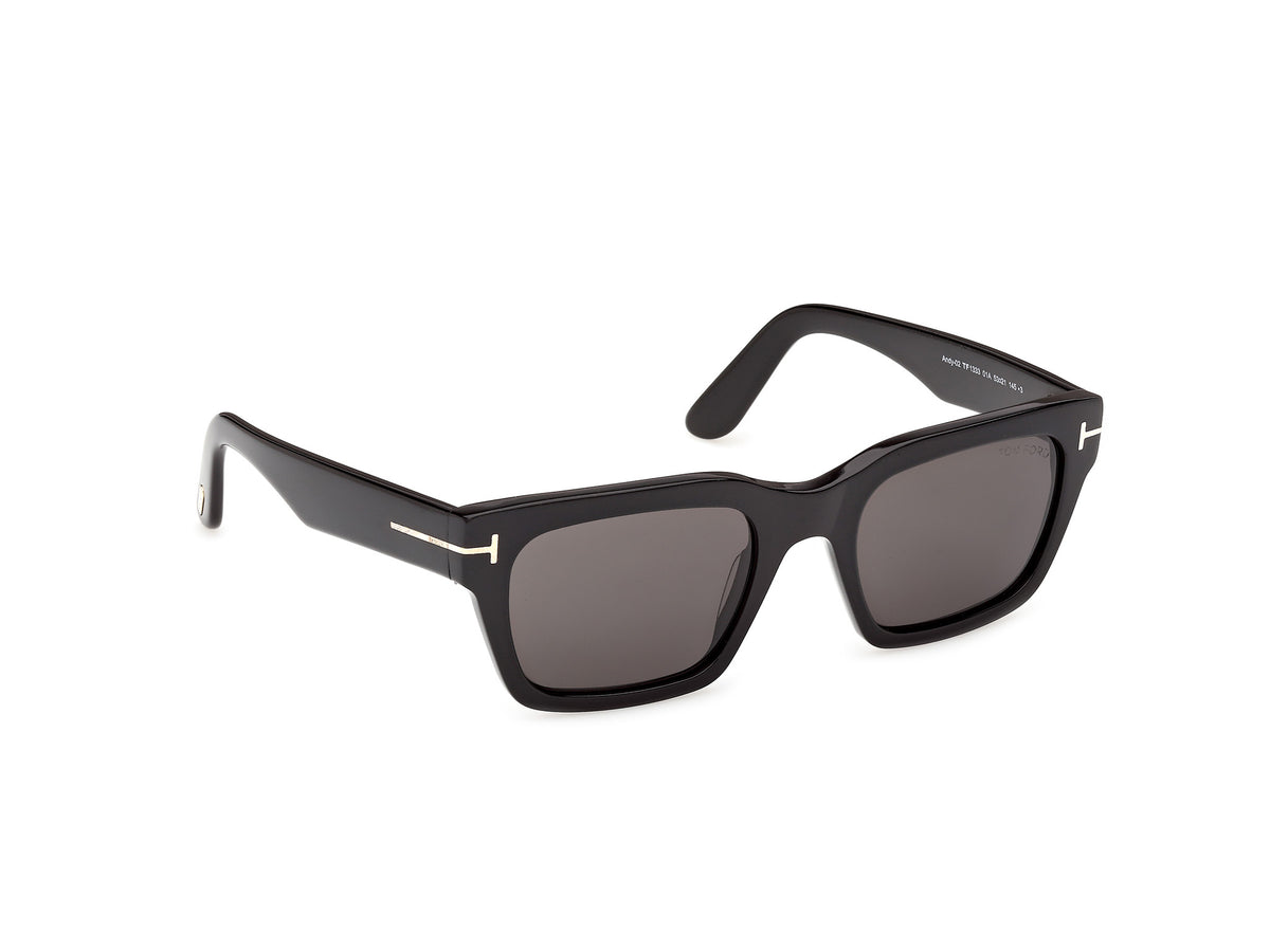 Shiny Black Male Sunglasses Tom Ford 889214636072