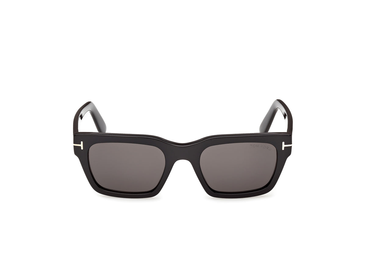 Shiny Black Male Sunglasses Tom Ford 889214636072