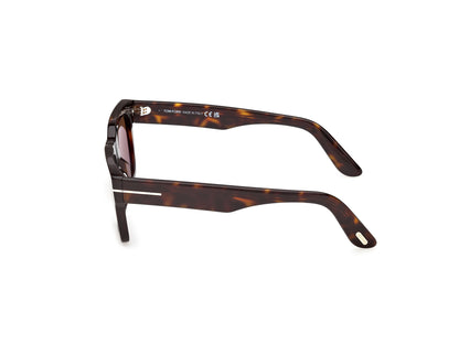 Dark Havana Male Sunglasses Tom Ford 889214636089
