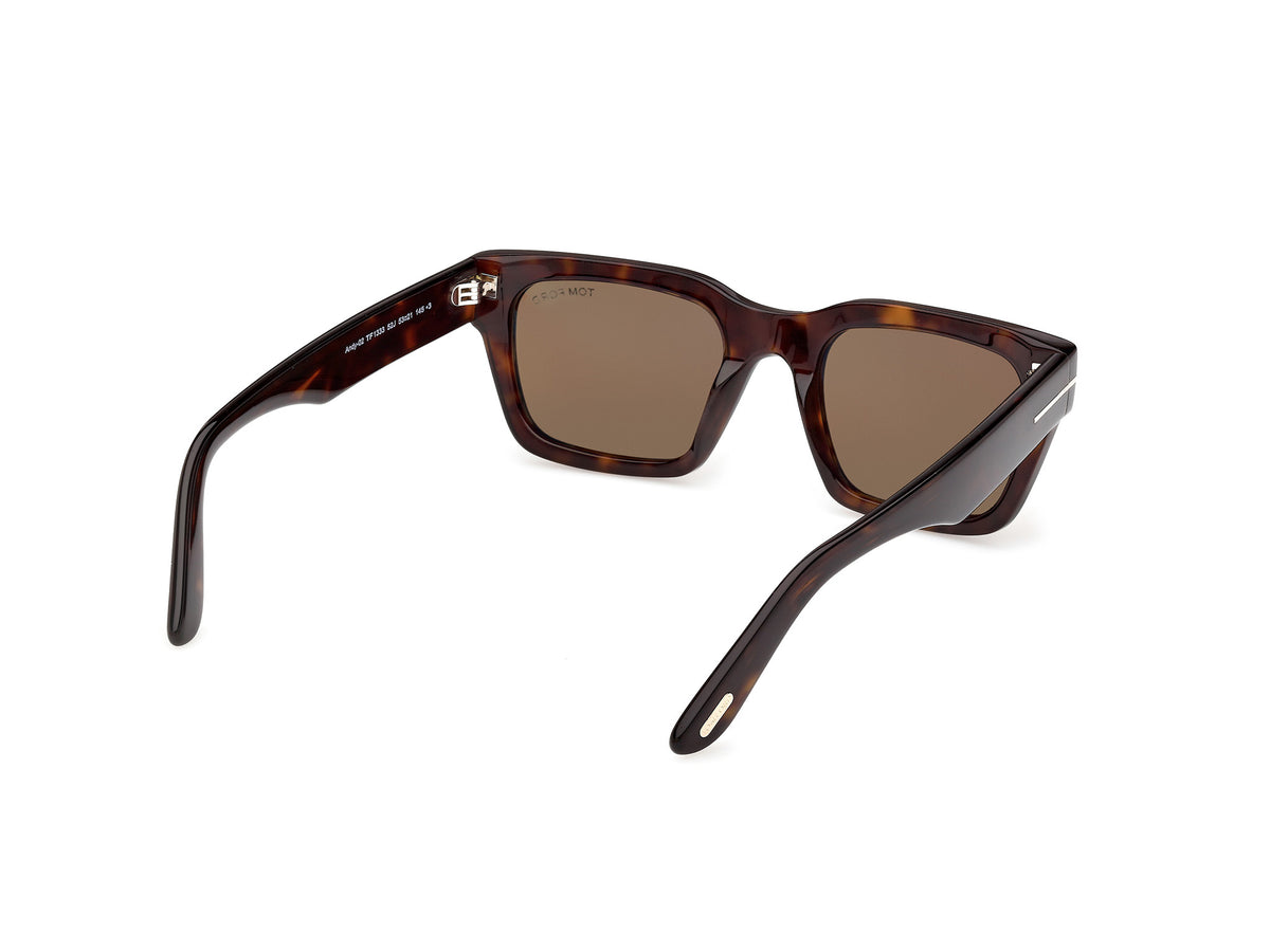 Dark Havana Male Sunglasses Tom Ford 889214636089
