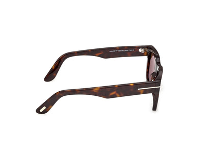 Dark Havana Male Sunglasses Tom Ford 889214636089