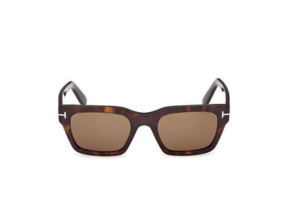 Dark Havana Male Sunglasses Tom Ford 889214636089