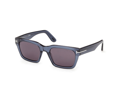 Shiny Blue Male Sunglasses Tom Ford 889214636119