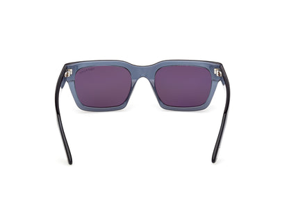 Shiny Blue Male Sunglasses Tom Ford 889214636119