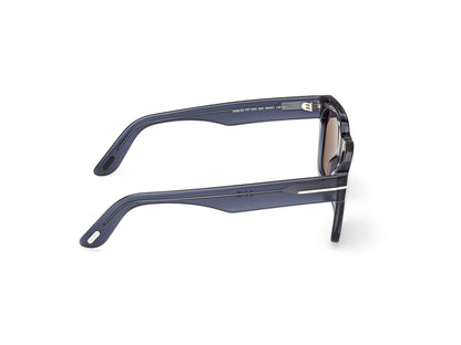 Shiny Blue Male Sunglasses Tom Ford 889214636119