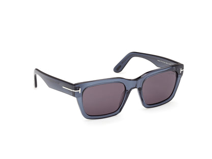 Shiny Blue Male Sunglasses Tom Ford 889214636119