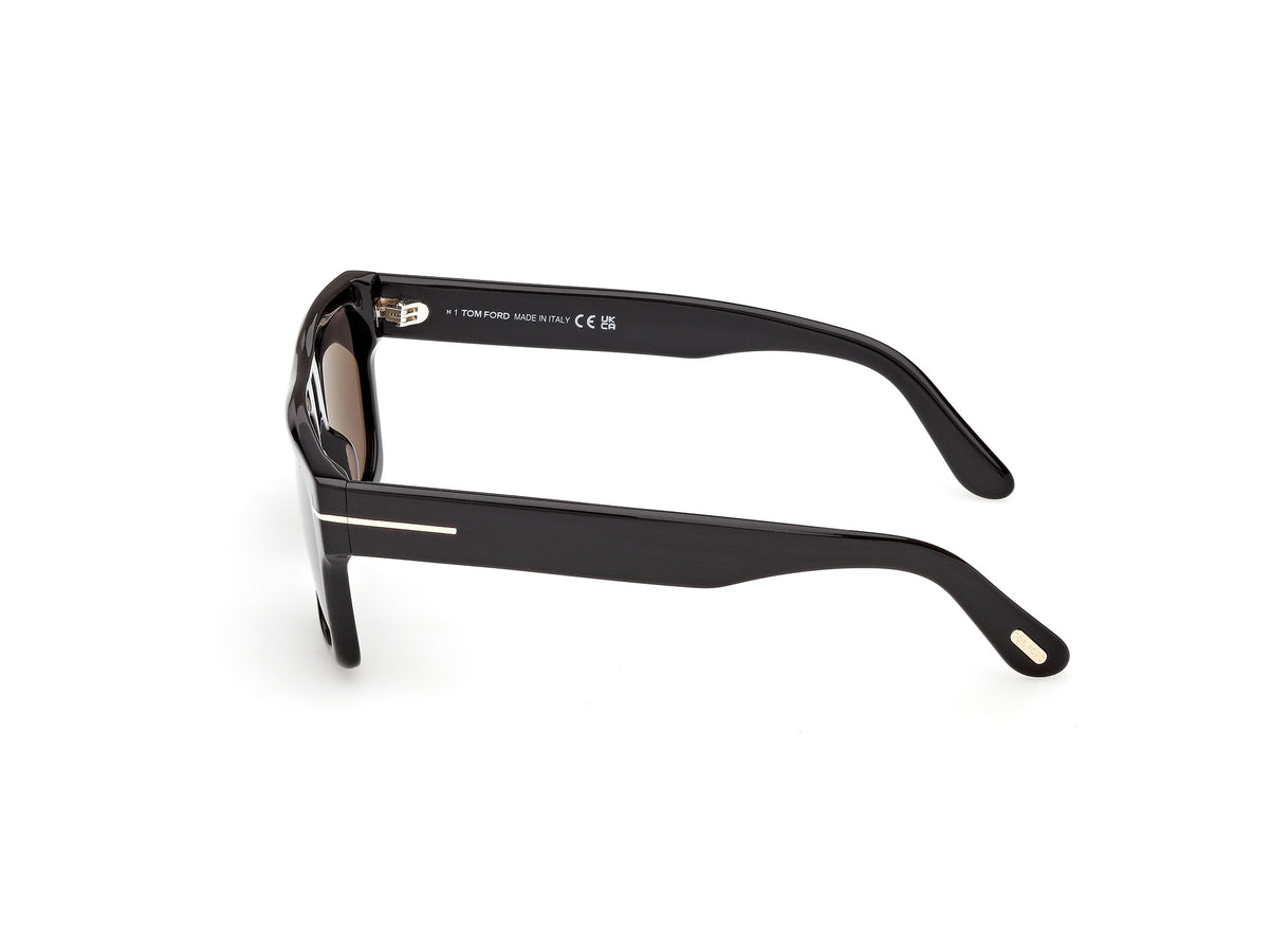 Shiny Black Male Sunglasses Tom Ford 889214636232