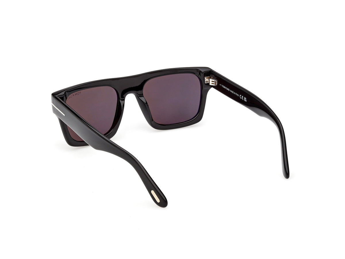 Shiny Black Male Sunglasses Tom Ford 889214636232